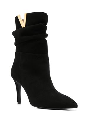 Stivali in pelle scamosciata nero VIA ROMA 15 | 4340NERO